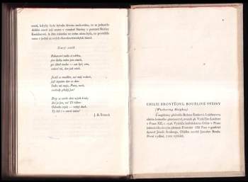 Emily Brontë: Bouřlivé výšiny