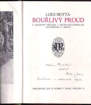 Luigi Motta: Bouřlivý proud
