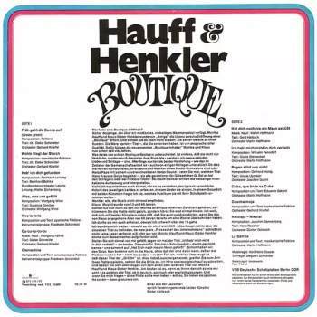 Monika Hauff & Klaus-Dieter Henkler: Boutique