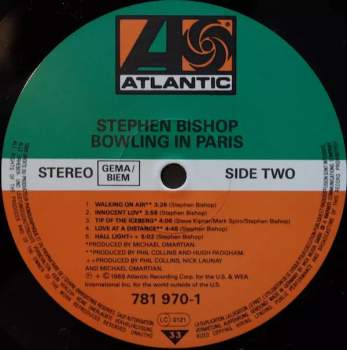 Stephen Bishop: Bowling In Paris