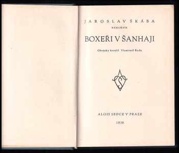 Jaroslav Škába: Boxeři v Šanhaji