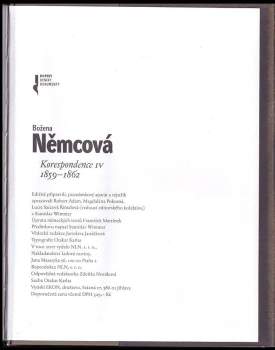 Božena Němcová: Božena Němcová - Korespondence