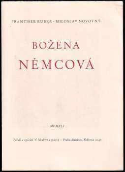 František Kubka: Božena Němcová