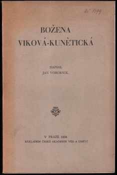 Božena Viková-Kunětická