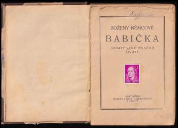 Božena Němcová: Boženy Němcové Babička