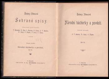 Božena Němcová: [Boženy Němcové Národní báchorky a pověsti
