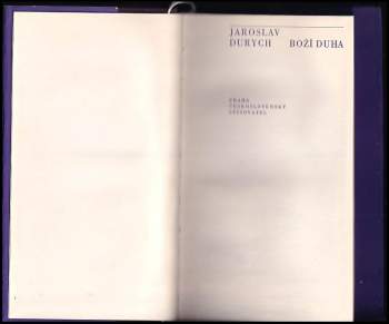 Jaroslav Durych: Boží duha