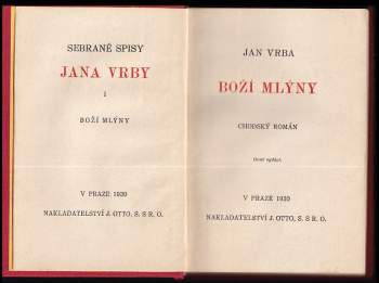 Jan Vrba: Boží mlýny