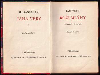 Jan Vrba: Boží mlýny