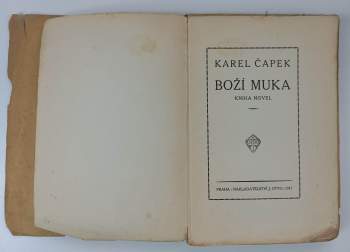 Karel Čapek: Boží muka