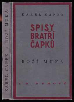 Karel Čapek: Boží muka - kniha novel