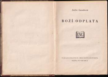 Julie Landová: Boží odplata
