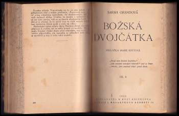 Sarah Grand: Božská dvojčátka