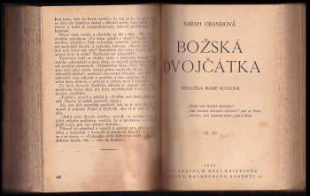Sarah Grand: Božská dvojčátka
