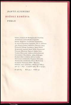 Dante Alighieri: Božská komédia