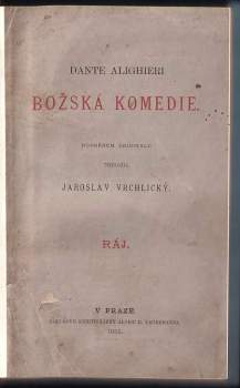 Dante Alighieri: Božská komedie