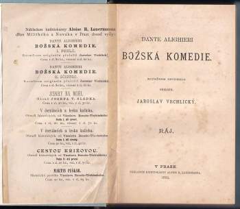 Dante Alighieri: Božská komedie