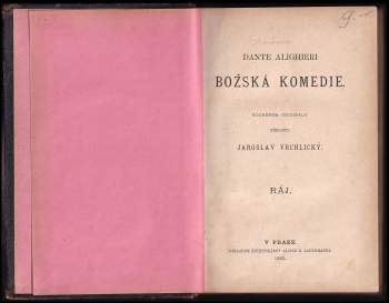 Dante Alighieri: Božská komedie