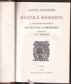 Dante Alighieri: Božská komedie