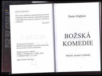 Dante Alighieri: Božská komedie
