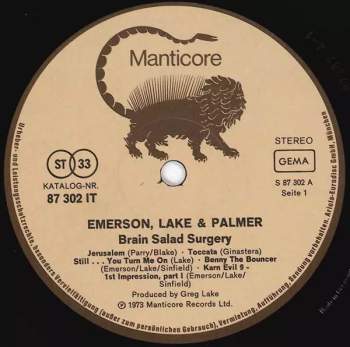 Lake & Palmer Emerson: Brain Salad Surgery