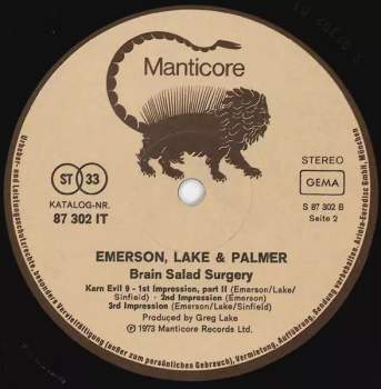 Lake & Palmer Emerson: Brain Salad Surgery