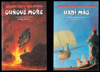 Margaret Weis: Brána smrti 1 - 4 - Dračí křídlo + Hvězda elfů + Ohňové moře + Hadí mág