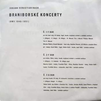 Johann Sebastian Bach: Braniborské Koncerty (2xLP + BOOKLET)