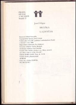 Josef Filgas: Bráška Lajdáček