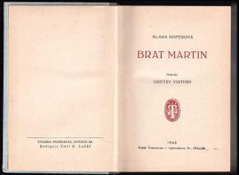 Klára Hofer: Brat Martin