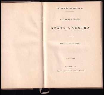 Leonhard Frank: Bratr a sestra