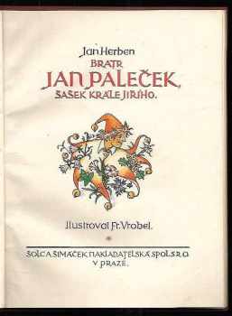 Bratr Jan Paleček, šašek krále Jiřího