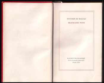 Honoré de Balzac: Bratranec Pons