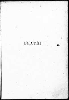 Jaroslav Vrchlický: Bratři