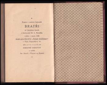 Jaroslav Šauer: Bratři