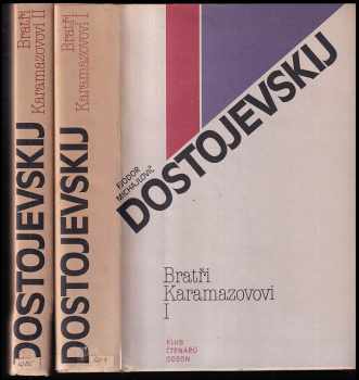 Bratři Karamazovovi : román o čtyřech dílech s epilogem - Fedor Michajlovič Dostojevskij (1980, Odeon) - ID: 1020626