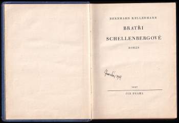 Bernhard Kellermann: Bratří Schellenbergové