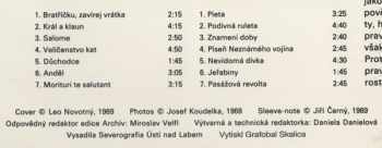 Karel Kryl: Bratříčku, Zavírej Vrátka