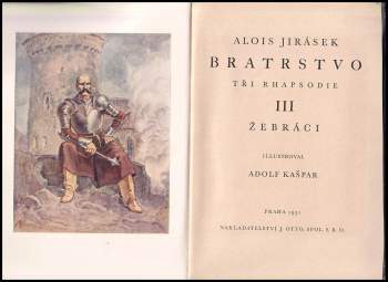 Alois Jirásek: Bratrstvo 1 - 3 - KOMPLET