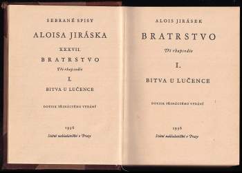 Alois Jirásek: Bratrstvo