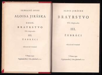 Alois Jirásek: Bratrstvo