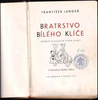 František Langer: Bratrstvo Bílého klíče