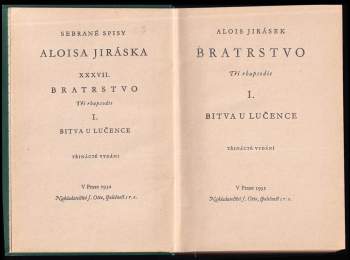 Alois Jirásek: Bratrstvo