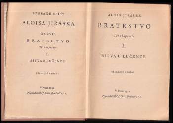 Alois Jirásek: Bratrstvo