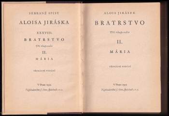 Alois Jirásek: Bratrstvo