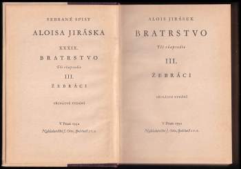 Alois Jirásek: Bratrstvo