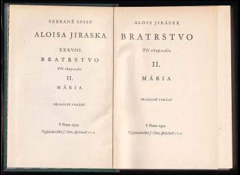 Alois Jirásek: Bratrstvo