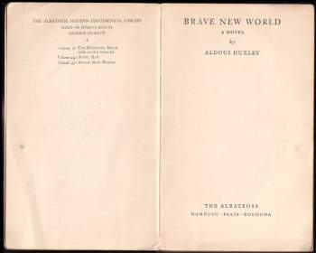 Aldous Huxley: Brave New World