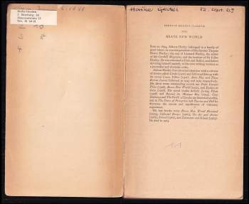 Aldous Huxley: Brave new world