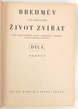 Alfred Brehm: Brehmův ilustrovaný život zvířat